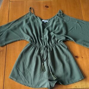 Naked Zebra Olive Green Blouse